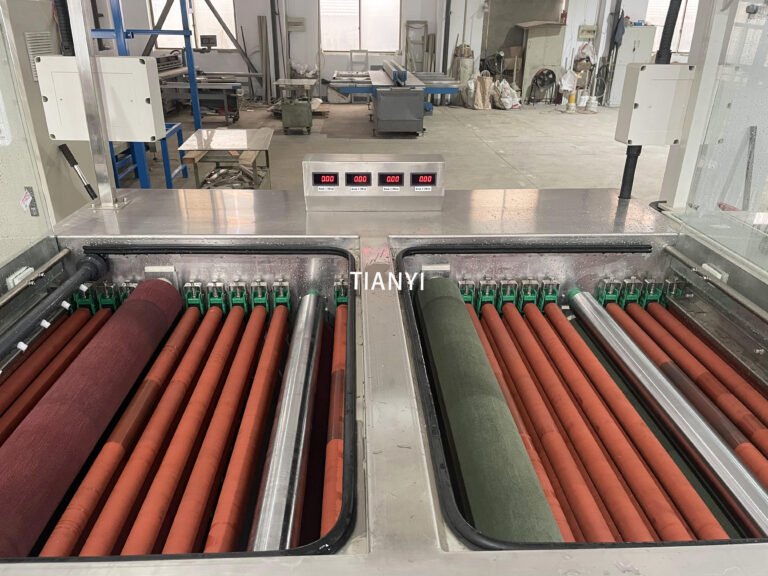 2.Stainless steel brushing machine