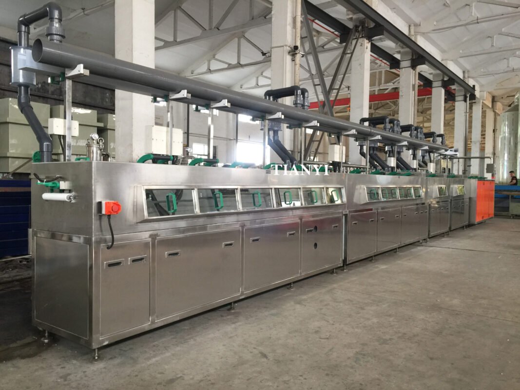 Horizontal washing machine for corrugated sheet (1)