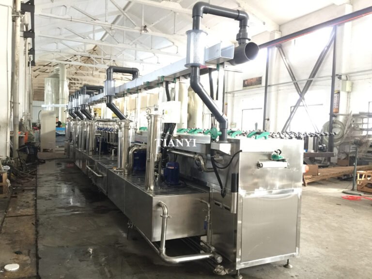 Horizontal washing machine for corrugated sheet (2)